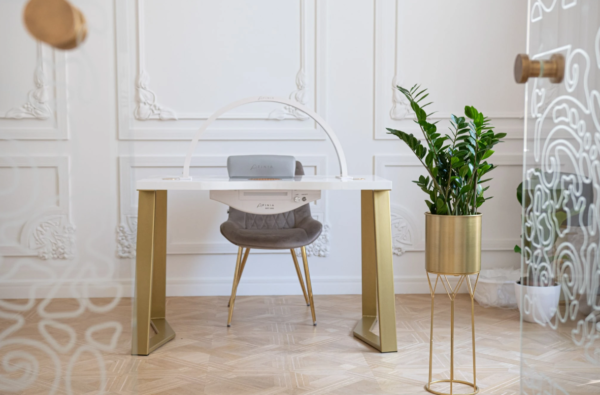Manicure tafel Art Deco Goud - Afbeelding 7