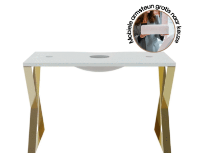 Manicure tafel Art Deco X Goud